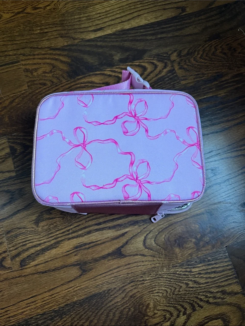 LoveShackFancy Pink Ribbon-Print Lunchbox by STATE