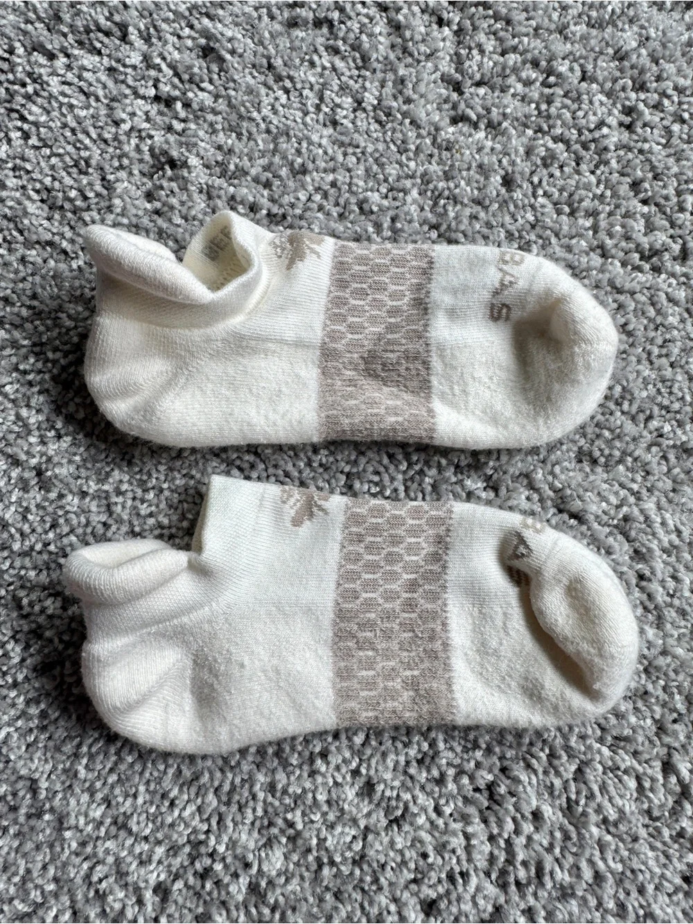 Purple Floral Ankle Socks size small