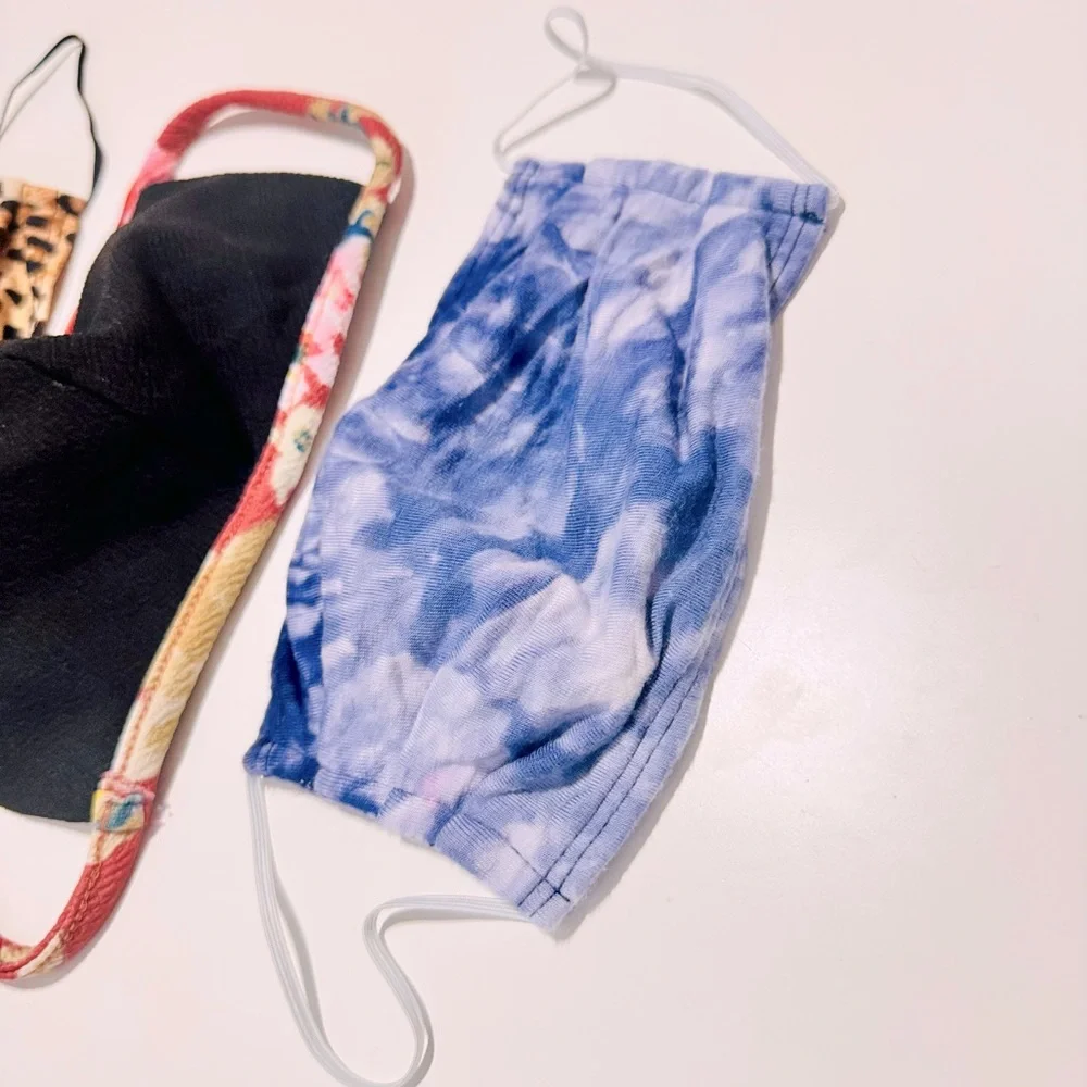 FANCY FACE MASK Set of 4 NEW Fabric Cloth Masks!