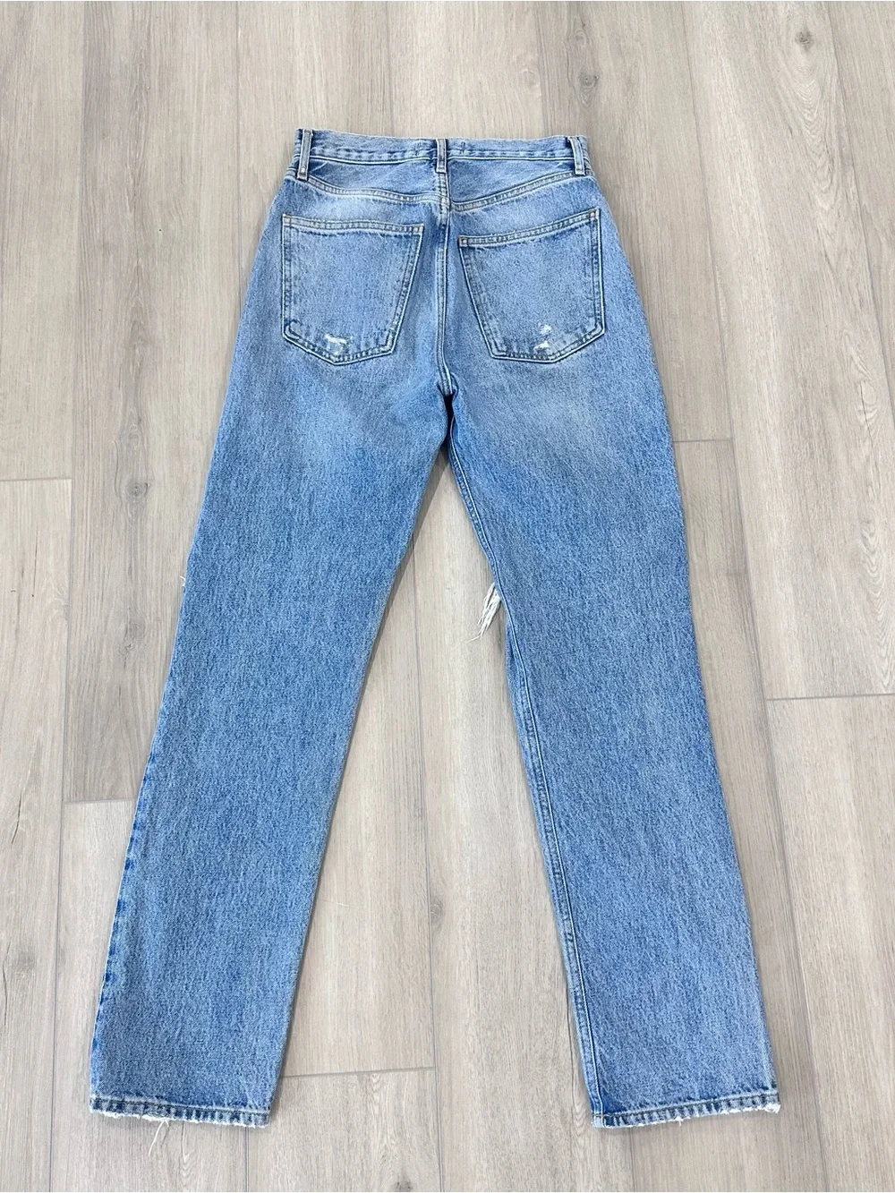 AGOLDE high waisted  90s pinch waist jeans size 25 light wash
