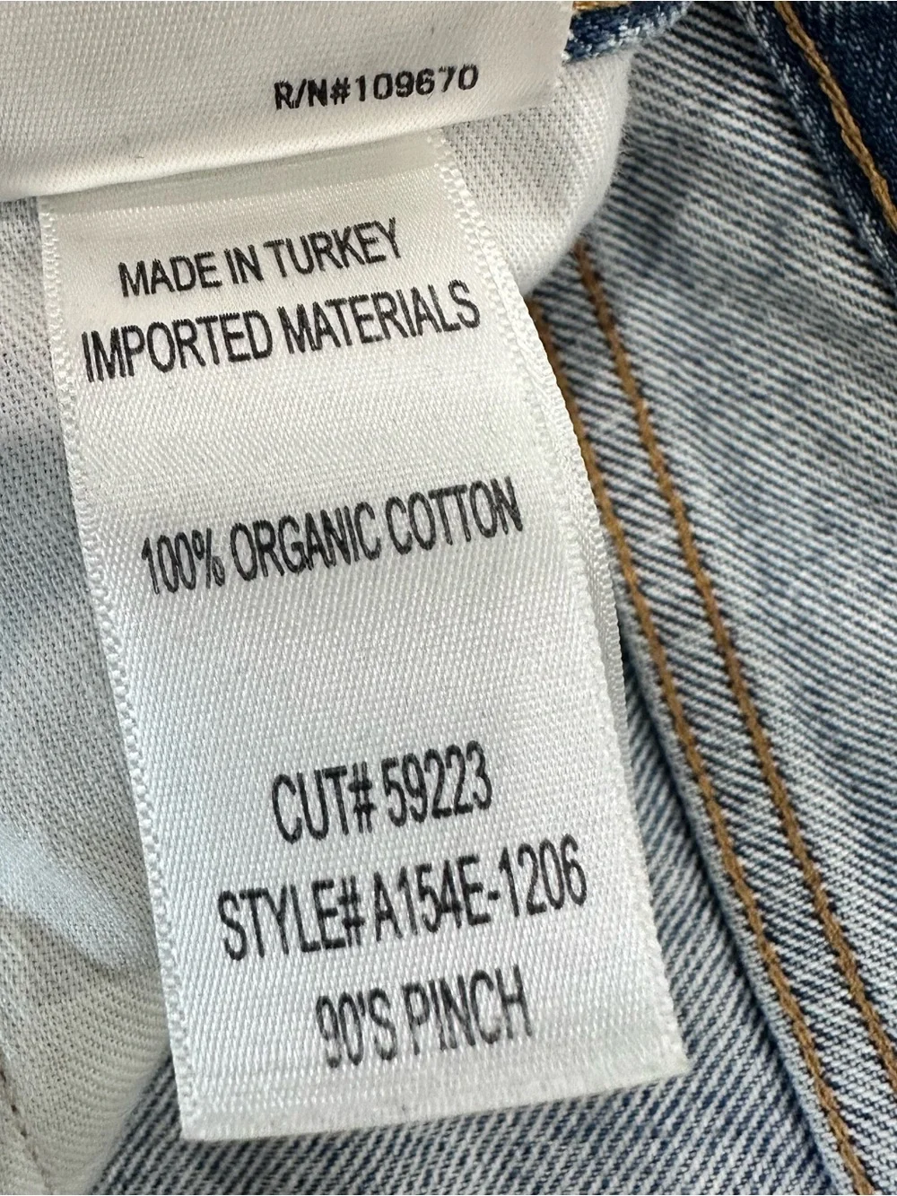 AGOLDE high waisted  90s pinch waist jeans size 25 light wash