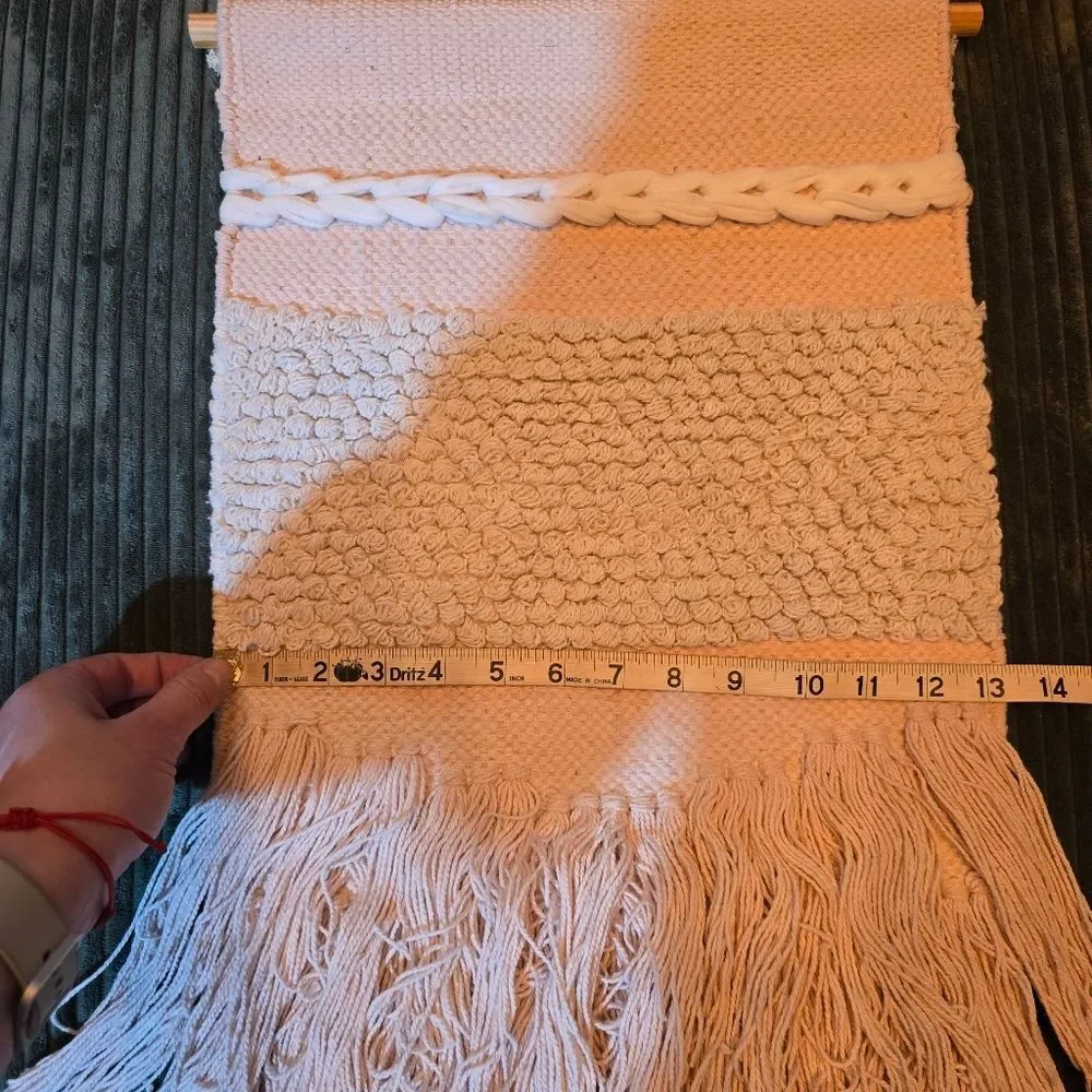 Vintage handcrafted macrame