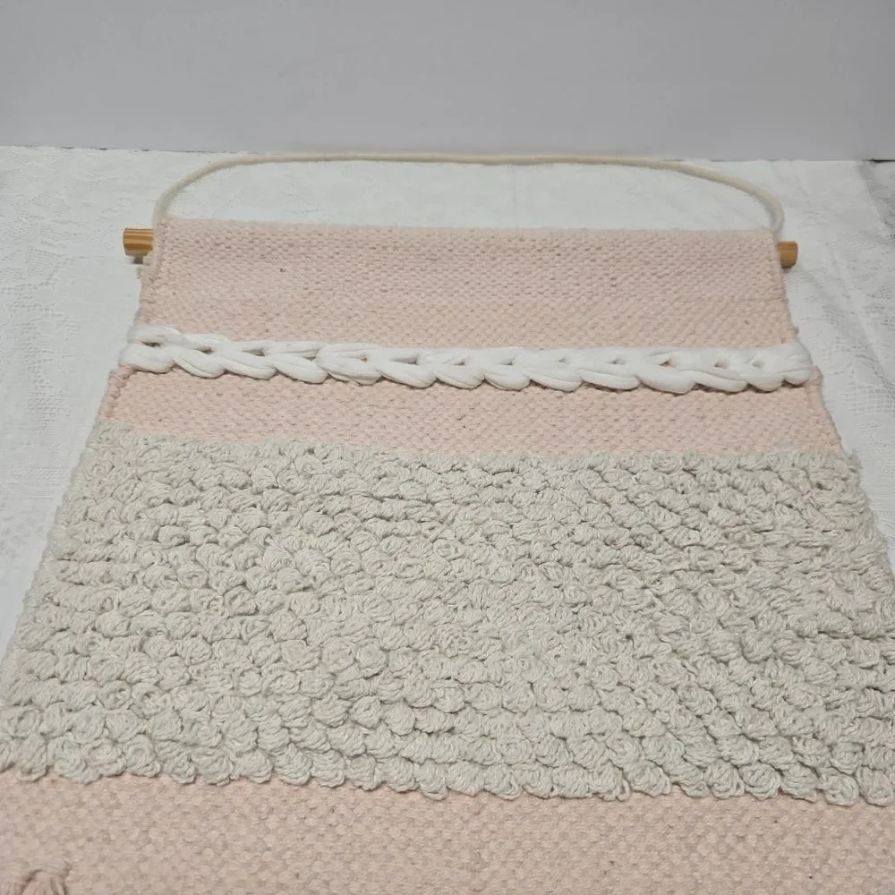 Vintage handcrafted macrame