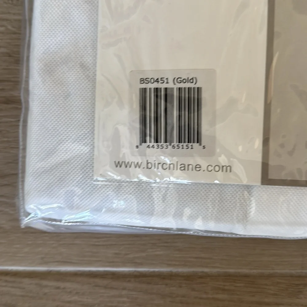 New Birch Lane King BS0451 bed skirt Gold