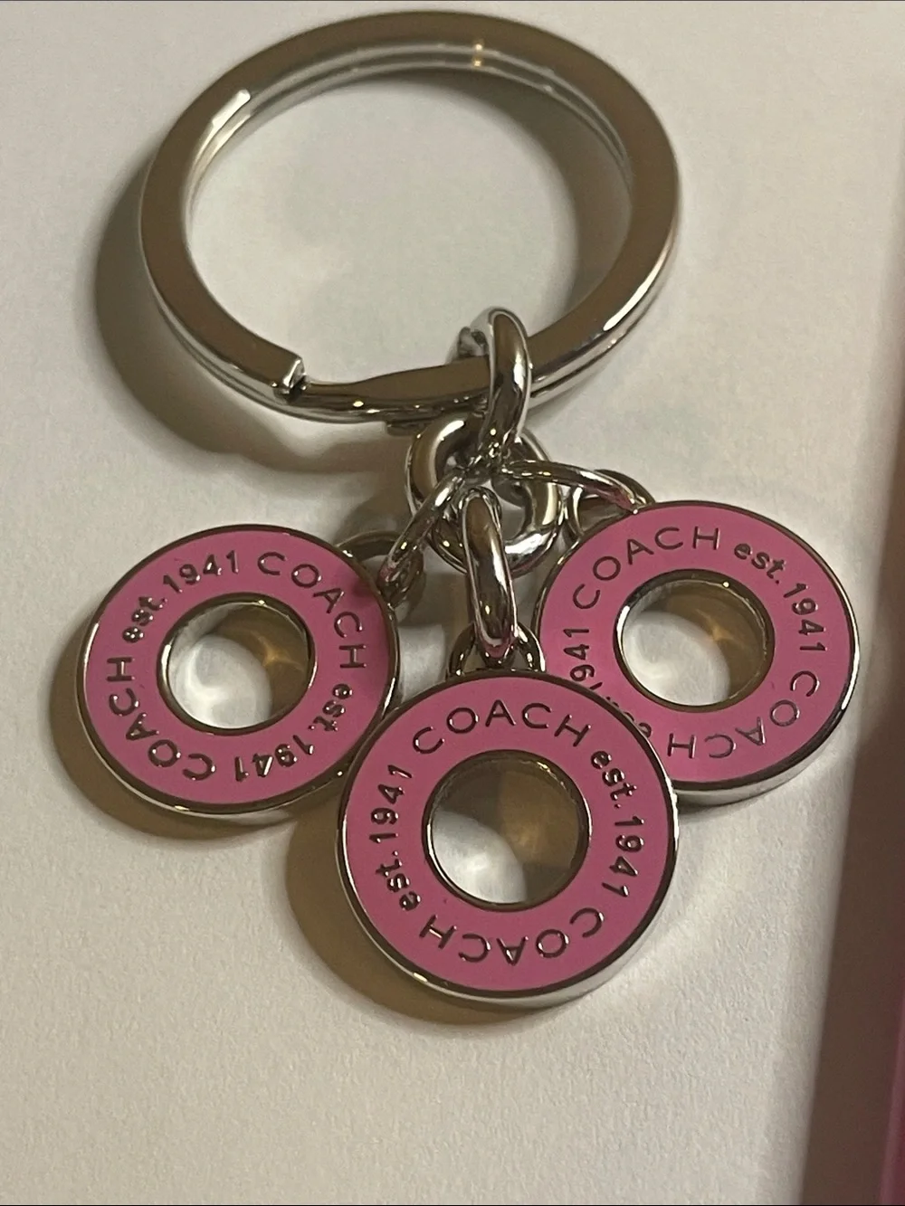 Coach keyring three