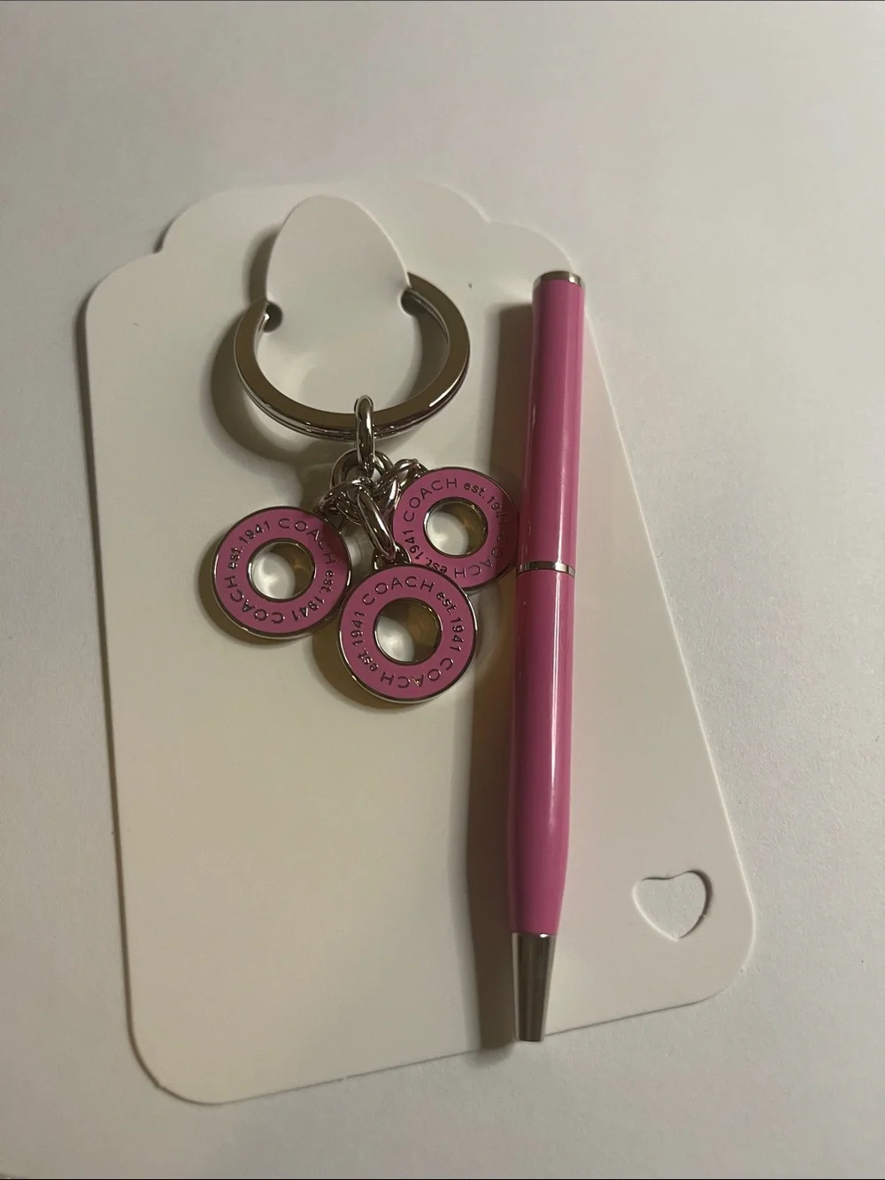 Coach keyring three