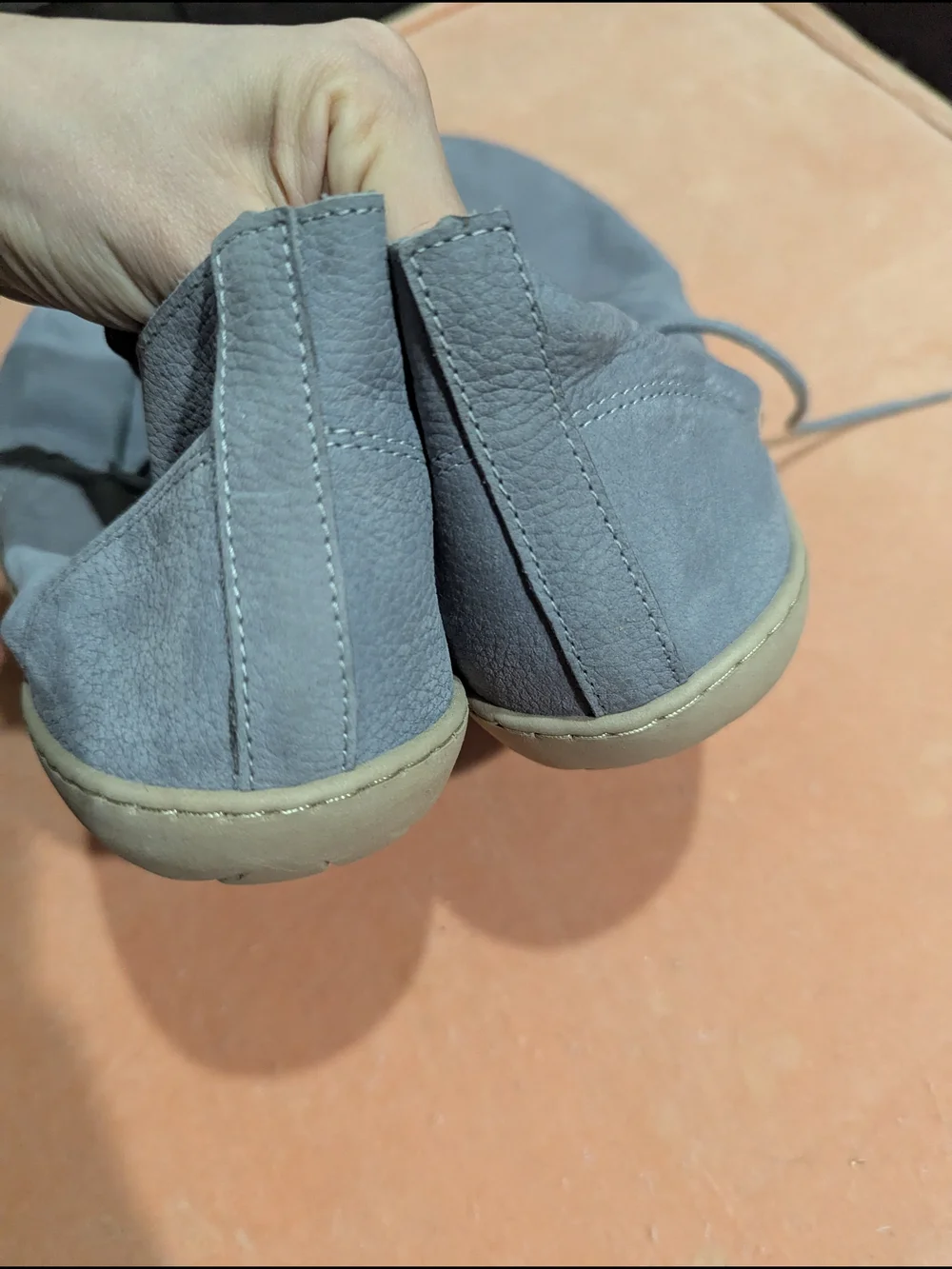 Groundies Grey Leather Chukka Boots Sz 9