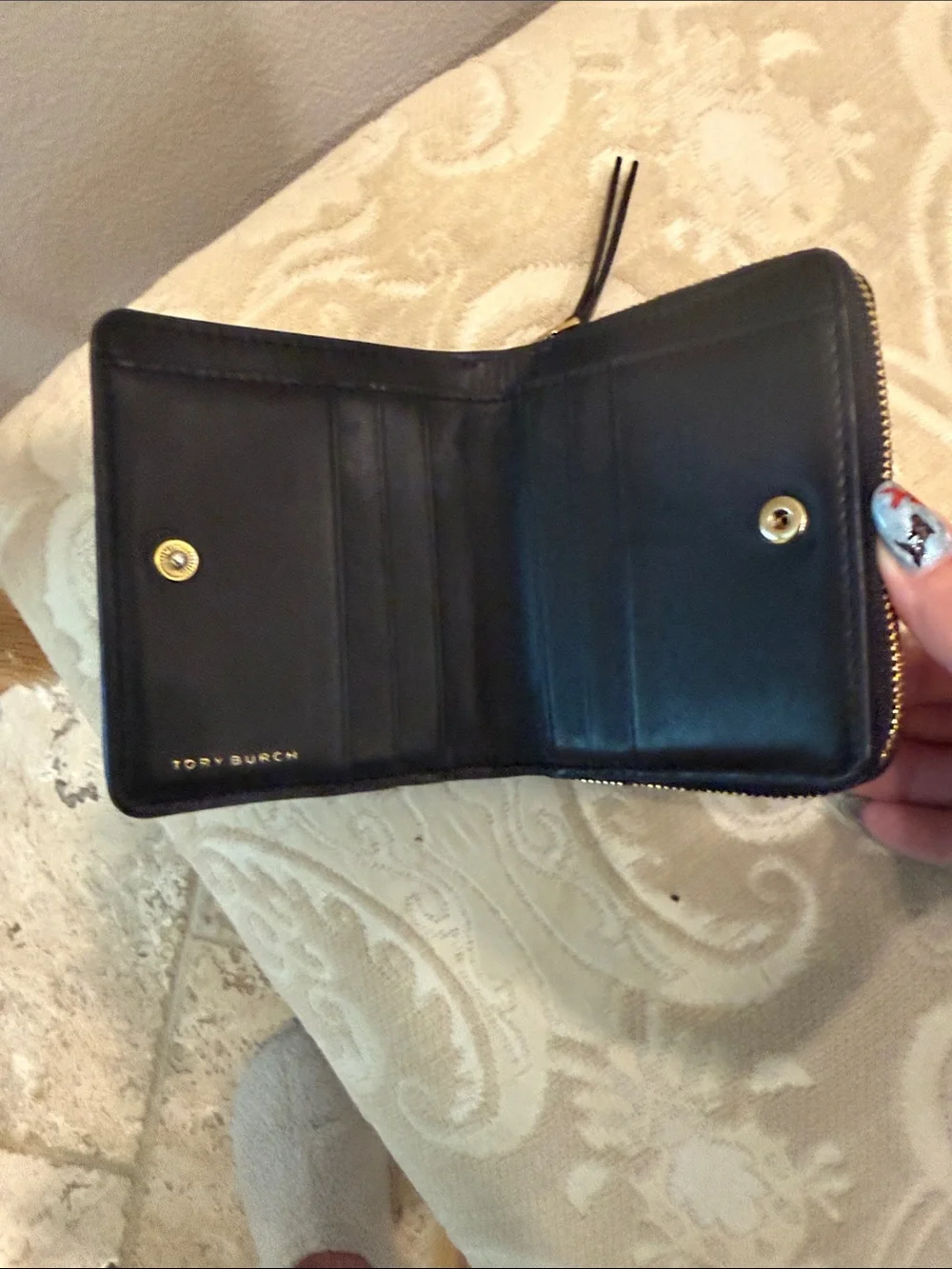 Tory Burch burch logo sleek