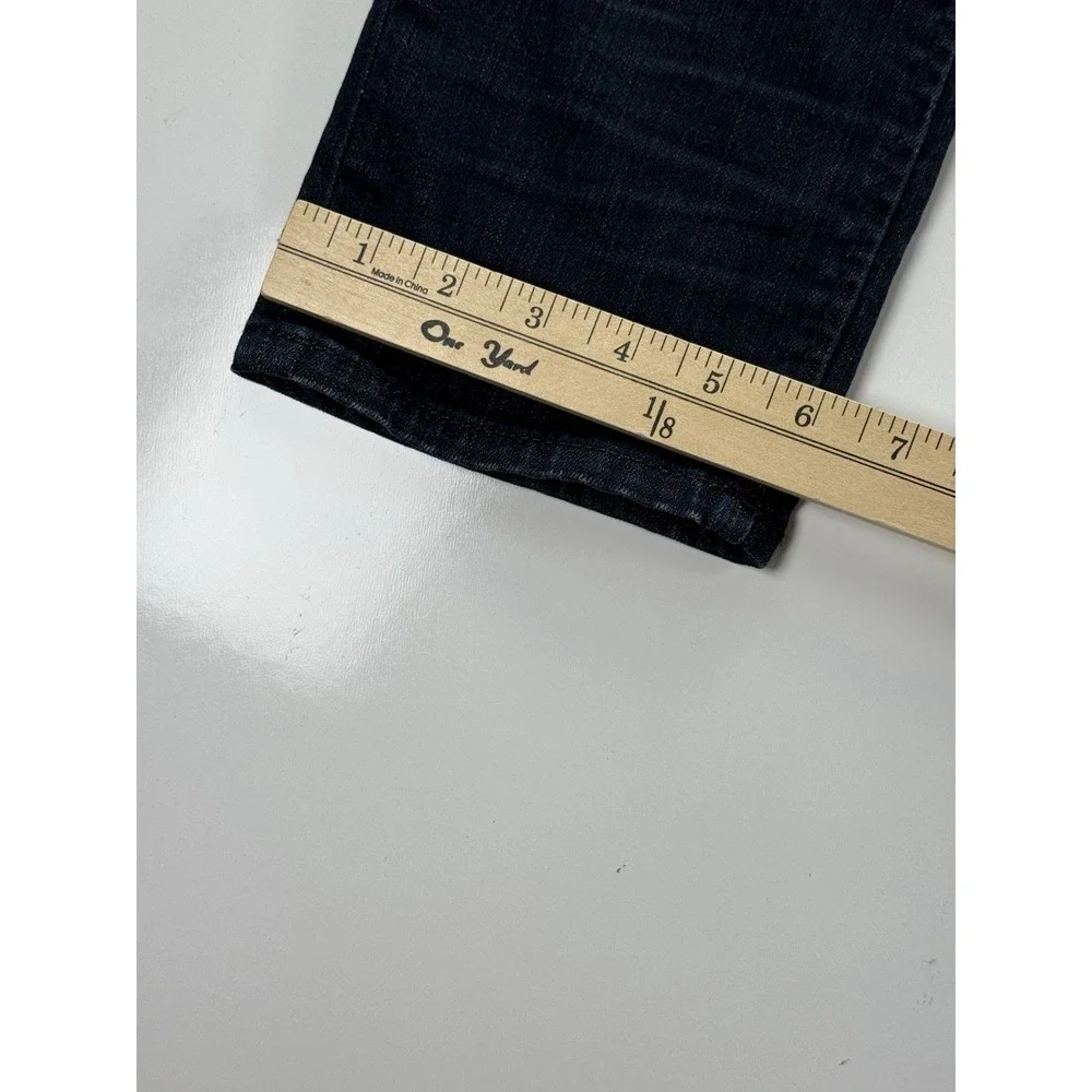 True Religion Jean Mens 30 Rocco Relaxed Skinny Moto Dark wash Stretch Zip denim