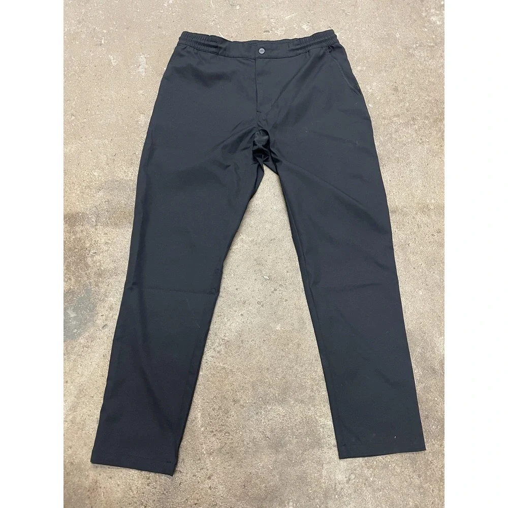 The North Face Pants Mens 34 Black‎ Softshell Hiking Elastic Waist Zip Fly Trail
