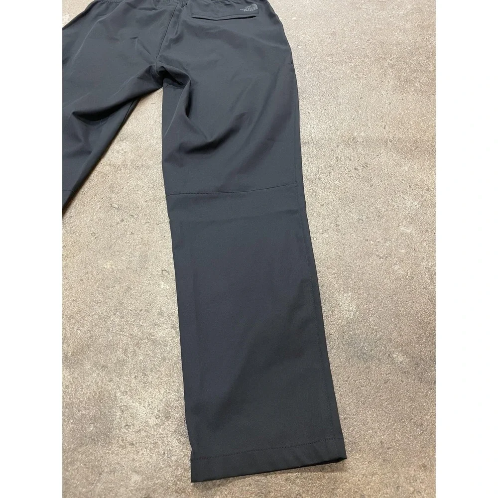 The North Face Pants Mens 34 Black‎ Softshell Hiking Elastic Waist Zip Fly Trail