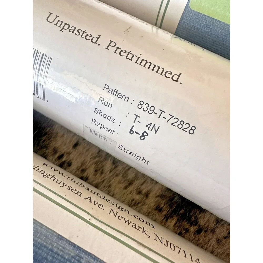 3 Thibaut Shang Extra Fine Sisal Grasscloth Wallpaper Rolls Blue T82828 NEW