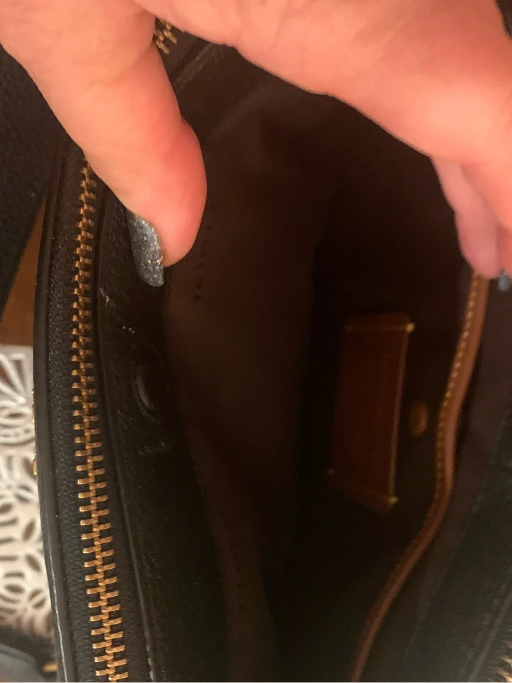 ❤️CLASSY 🎇 COACH 3 ZIPS HAND CARRY PEB LTR SATCHEL HANDBAG XBODY/SH RET.$475