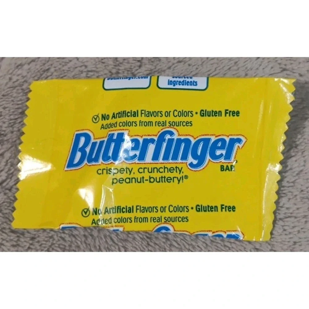 Factory Defect Butterfinger EMPTY SEALED Mini‎ Candy Wrapper Ferrero USA Inc.