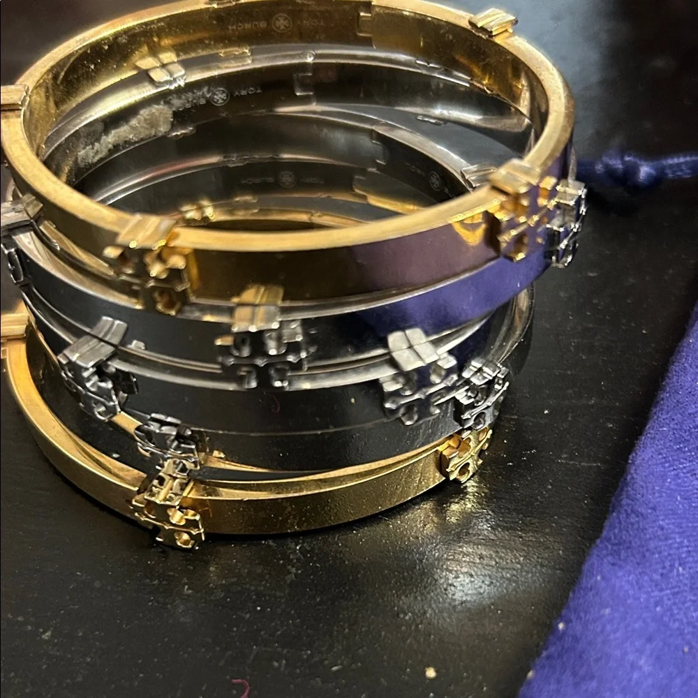 Tory Burch silver miller