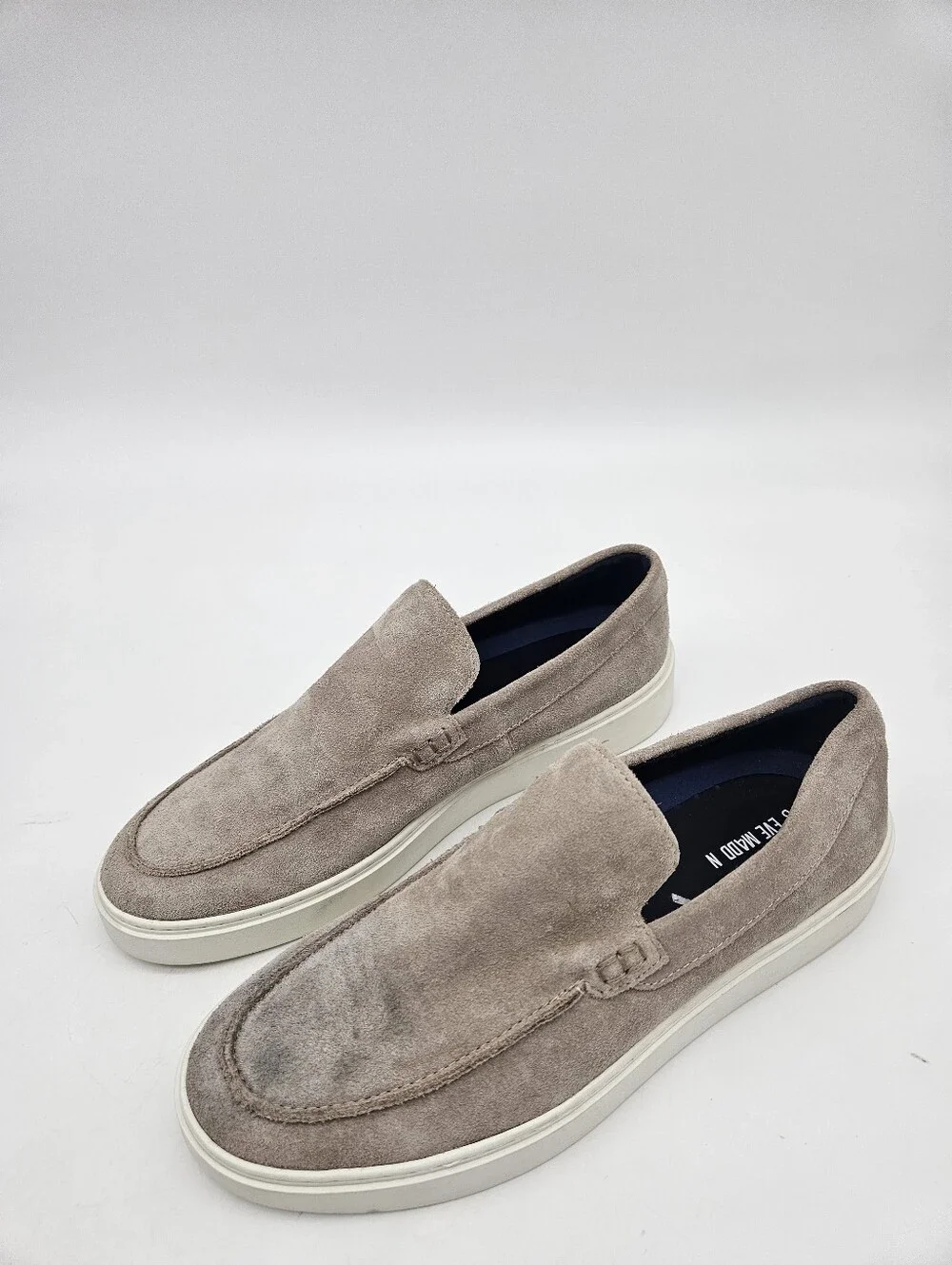 STEVE MADDEN GATLIN SLIP ON LOAFER TAN MENS SZ 9.5