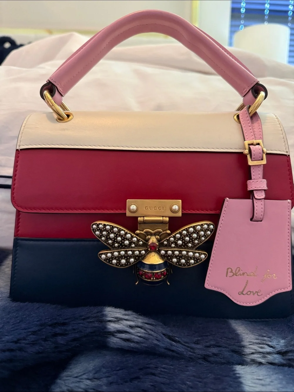 Gucci structured satchel