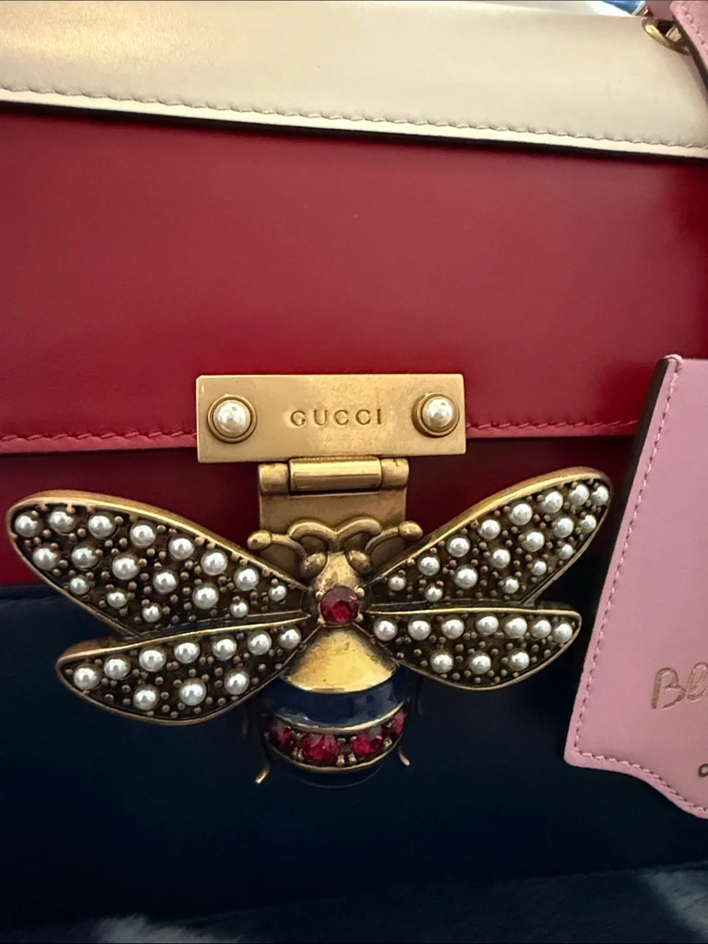 Gucci structured satchel