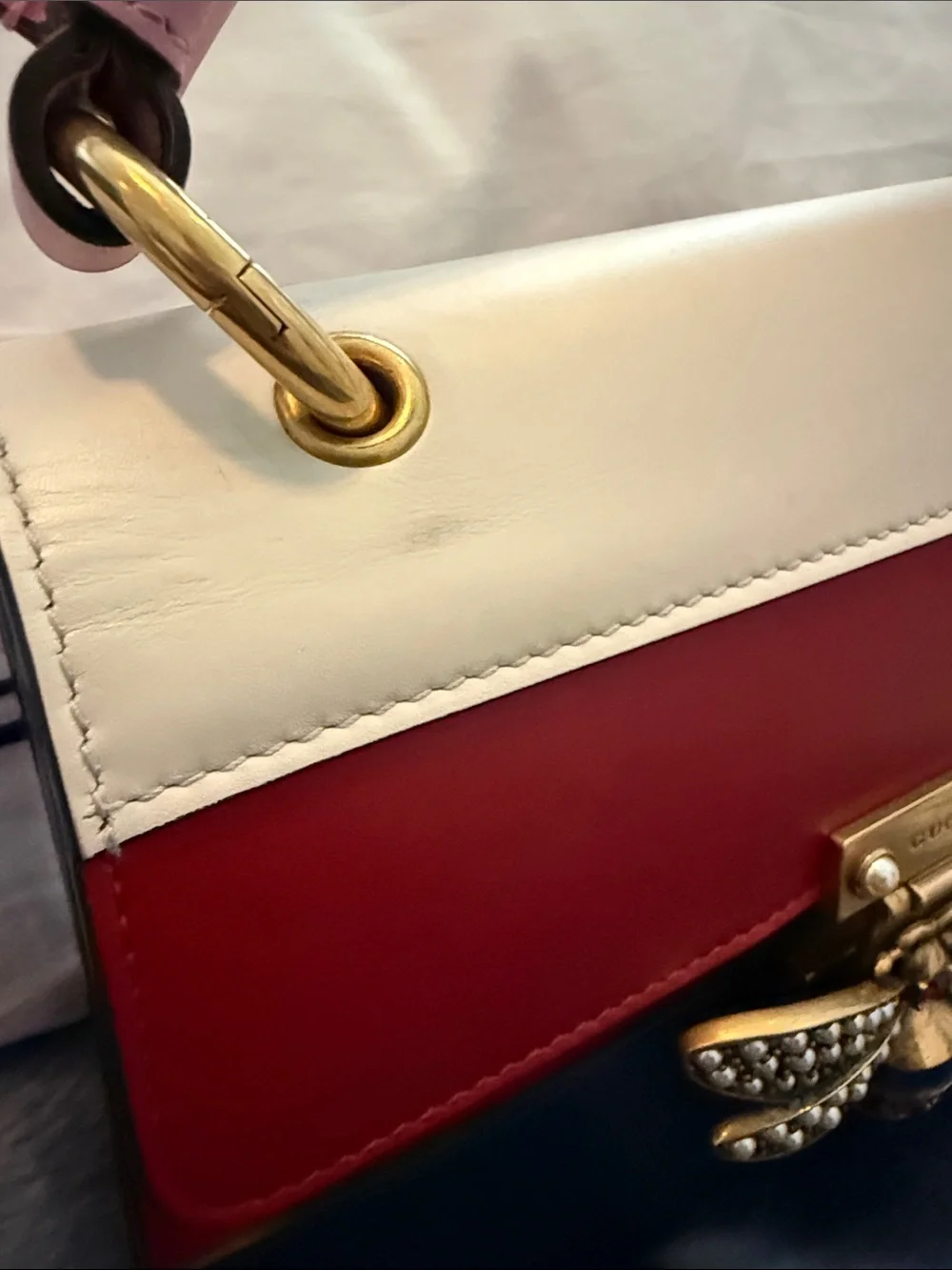Gucci structured satchel