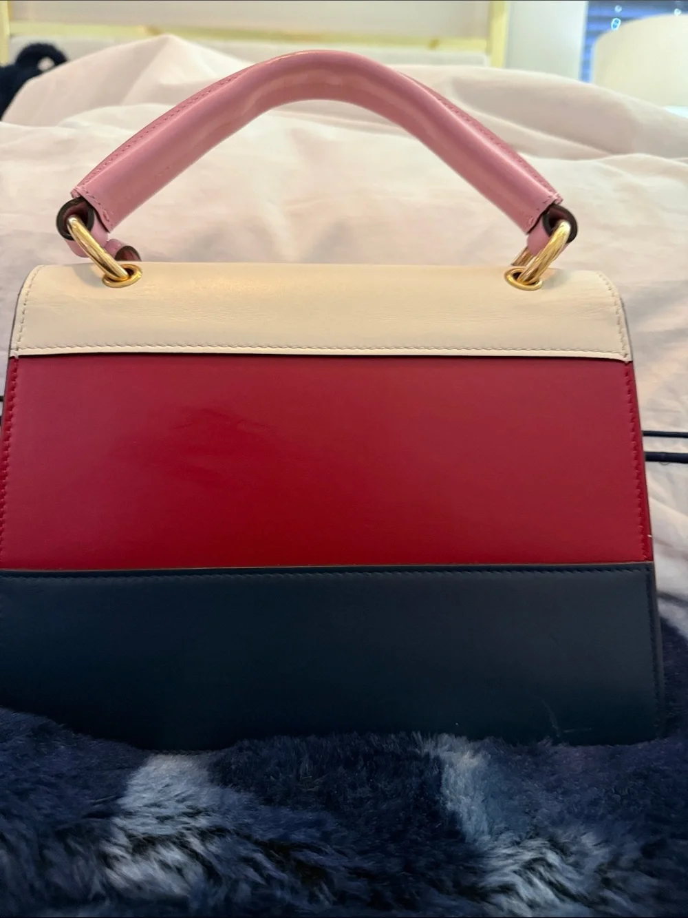 Gucci structured satchel