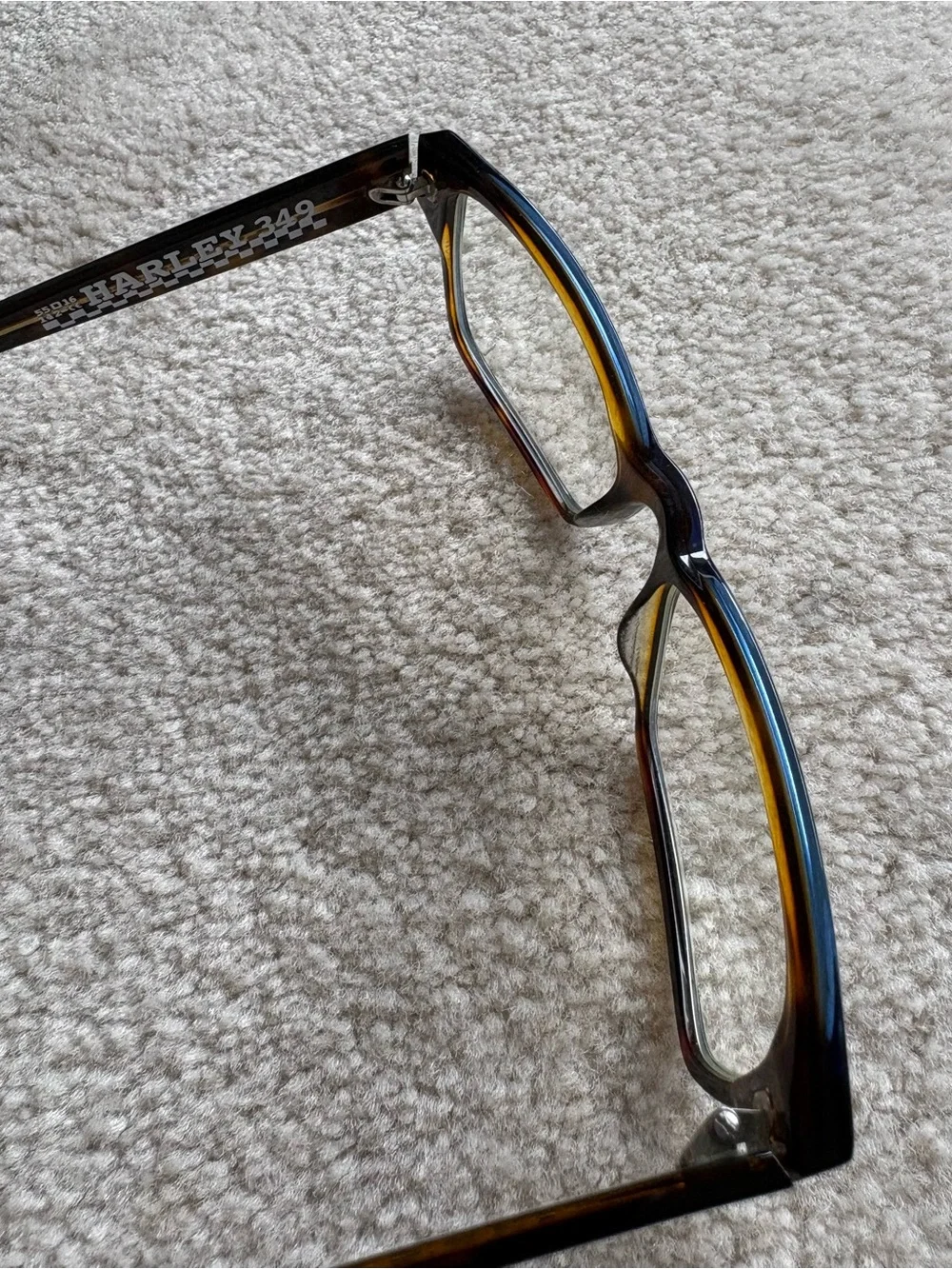 Women’s Lafont ISSY & LA Rectangular Eyeglass Frames w Blue Highlights