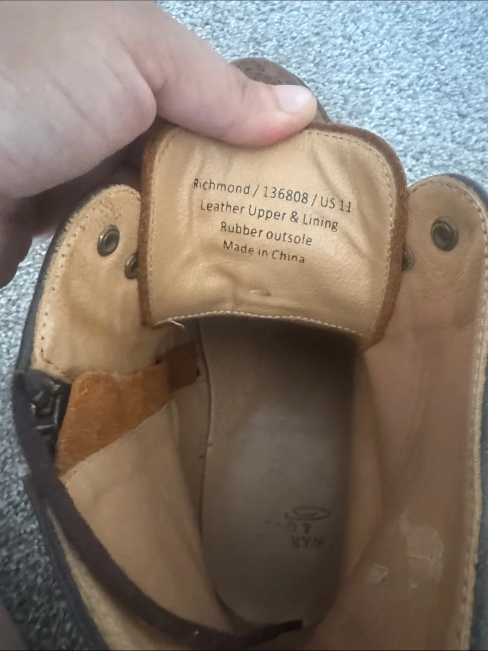 Richmond men leather