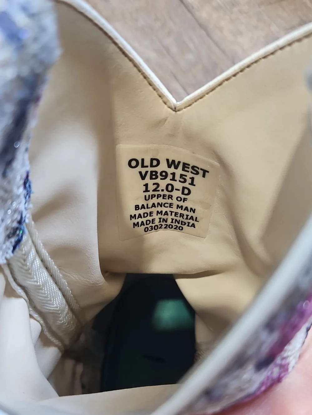 Old West girls size