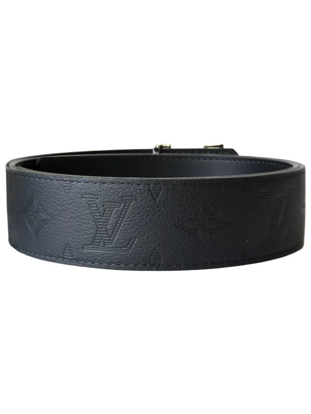 Louis Vuitton Initial Shadow 40mm Dual Reversible Belt Black