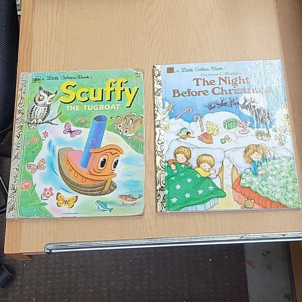 10 A Little Golden Book hard cover books (Set 2)‎
