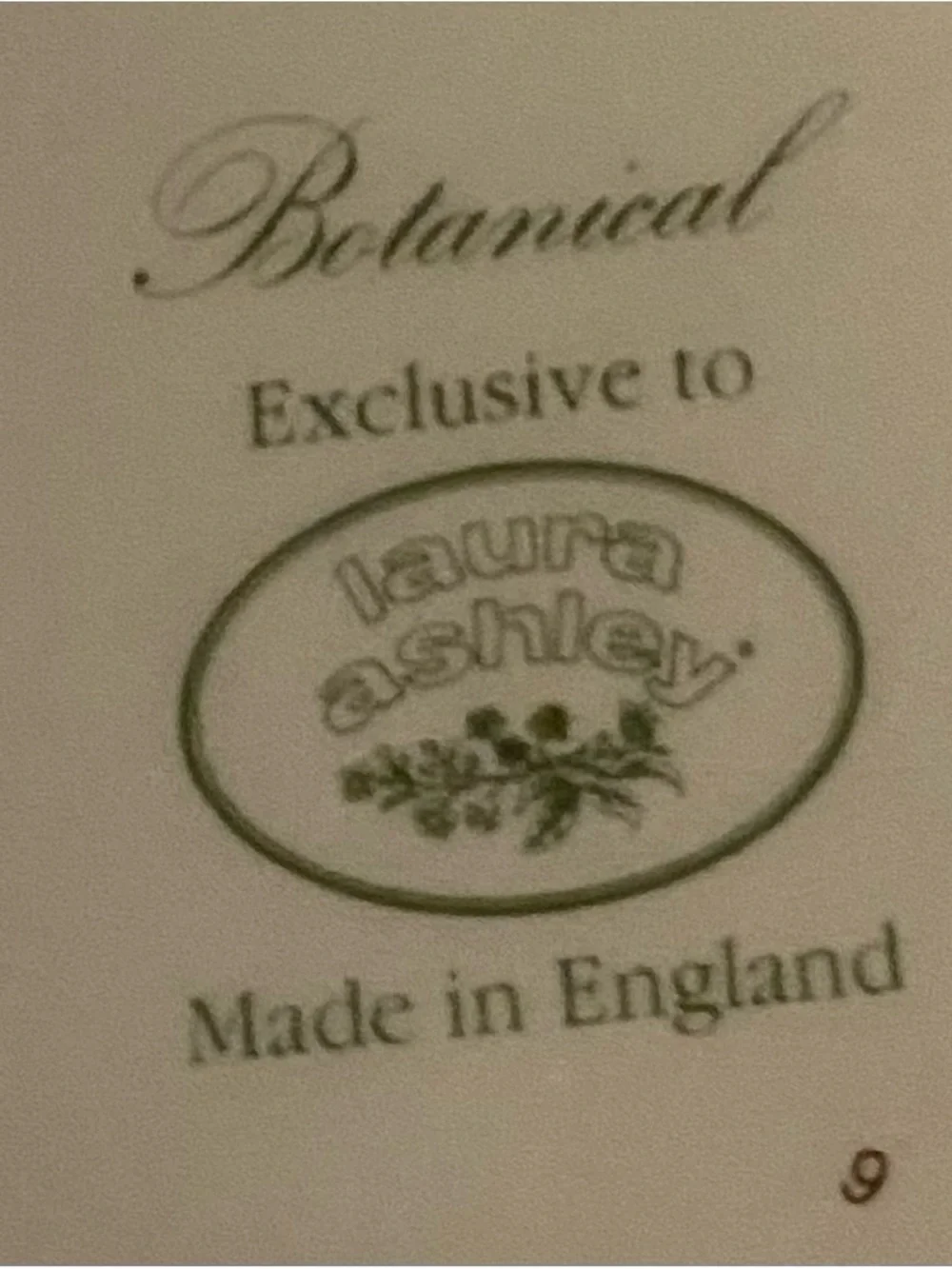 Laura Ashley ceramic pitcher