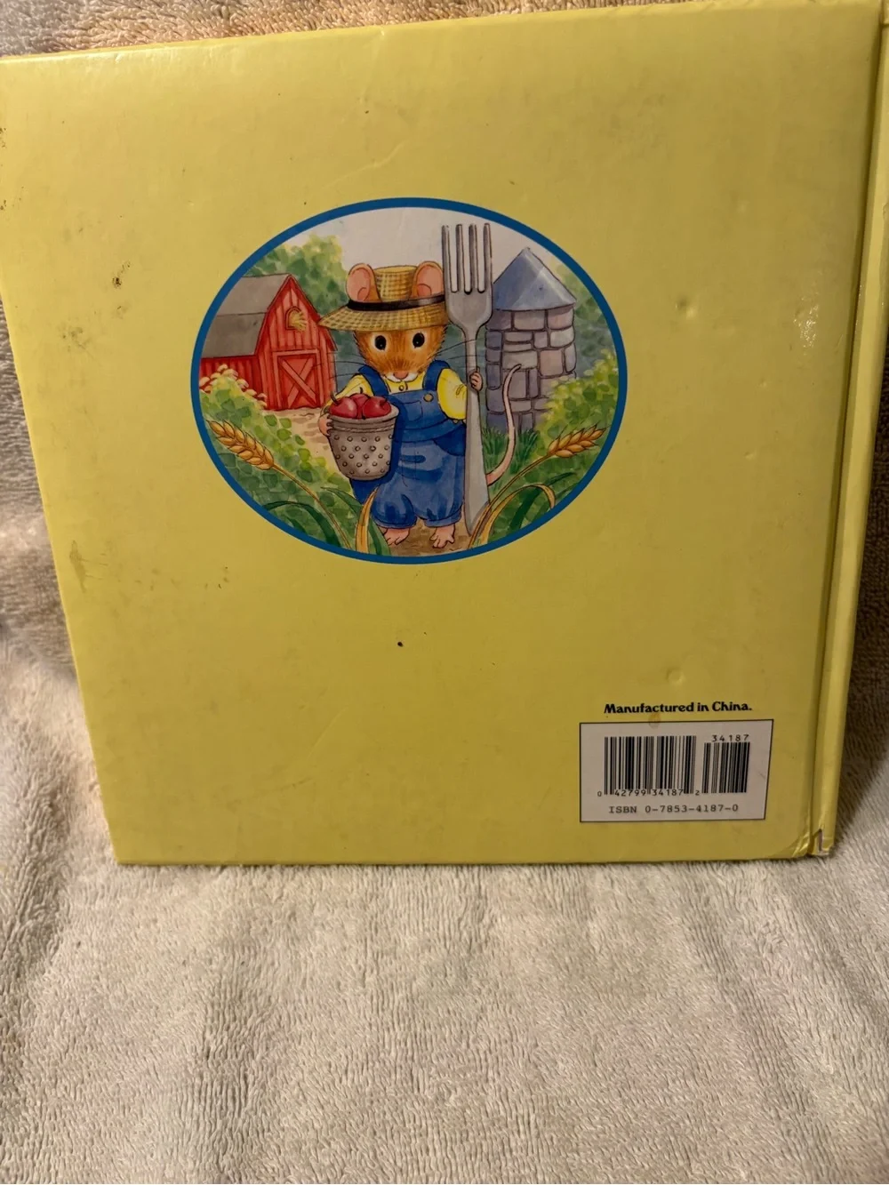 Fisher-Price Farm Stories Board Book - Yellow, Red & Blue