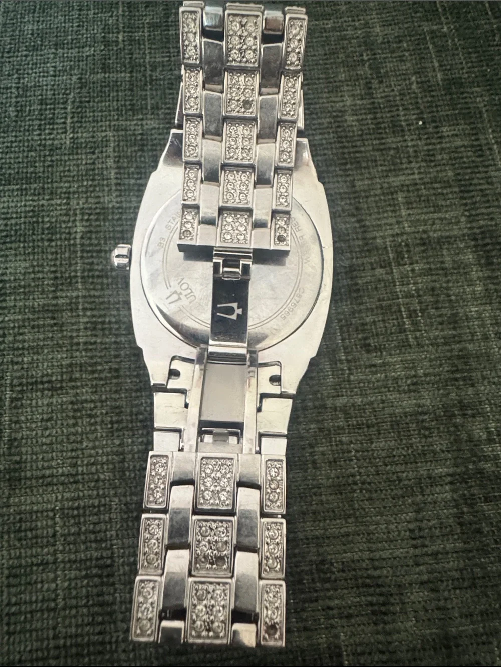Bulova watch silver