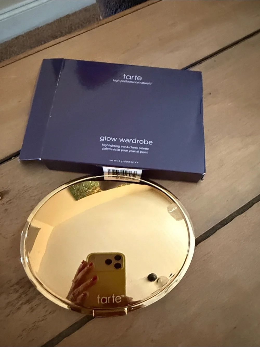 tarte Gold Glow Wardrobe Highlighting Palette Compact