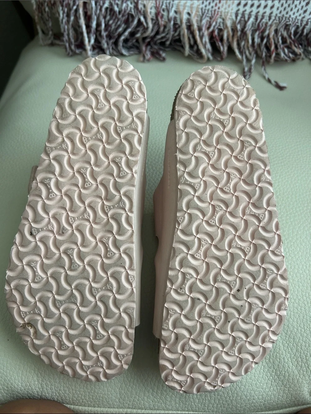Light Rose Tonal Birkenstock Sandals