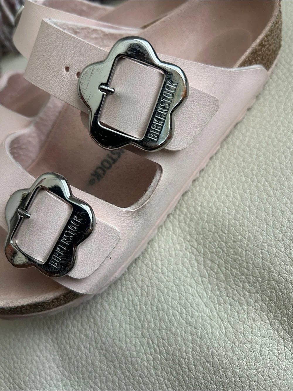 Light Rose Tonal Birkenstock Sandals