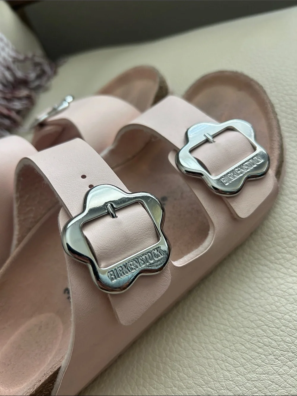 Light Rose Tonal Birkenstock Sandals