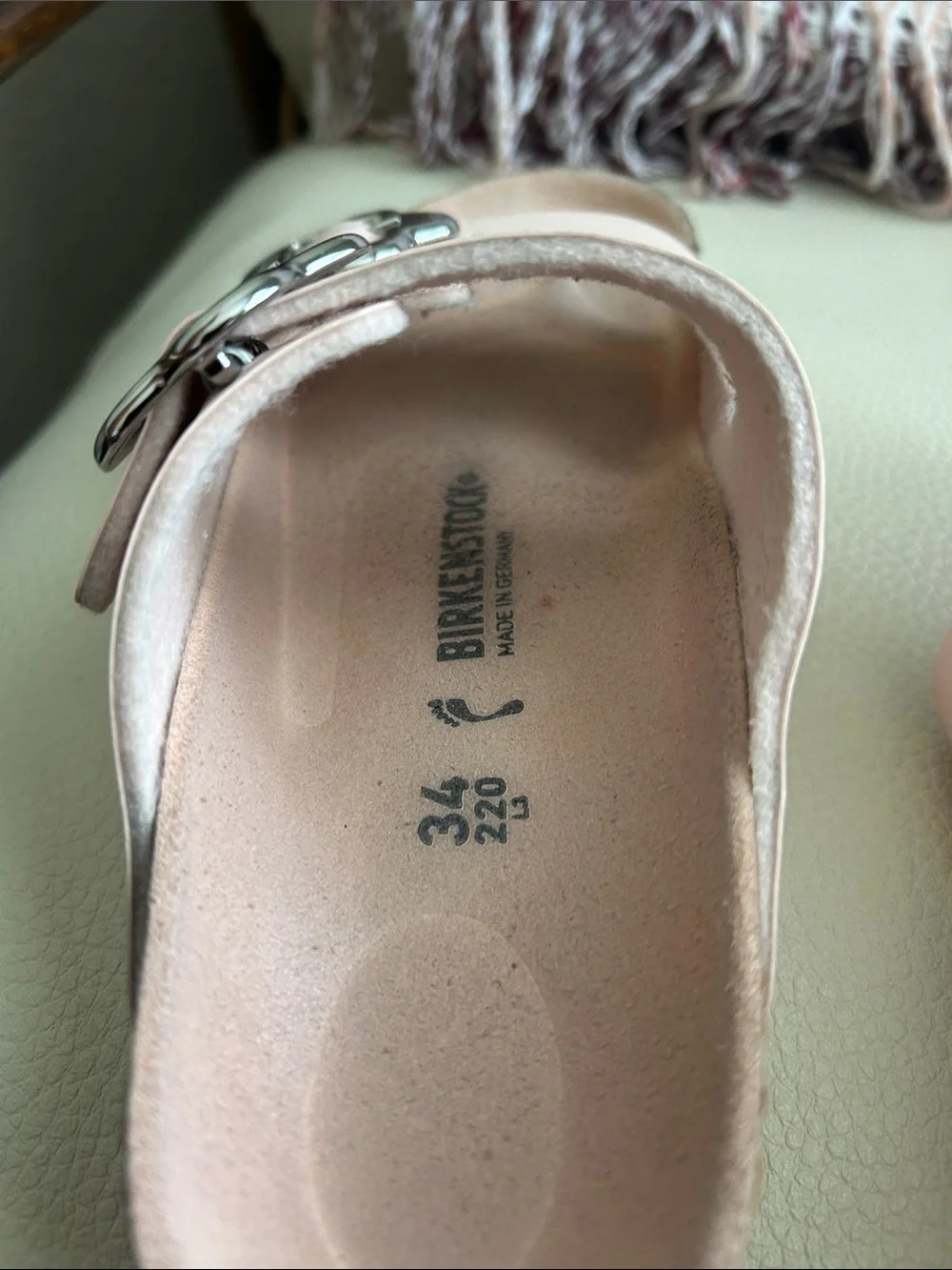 Light Rose Tonal Birkenstock Sandals