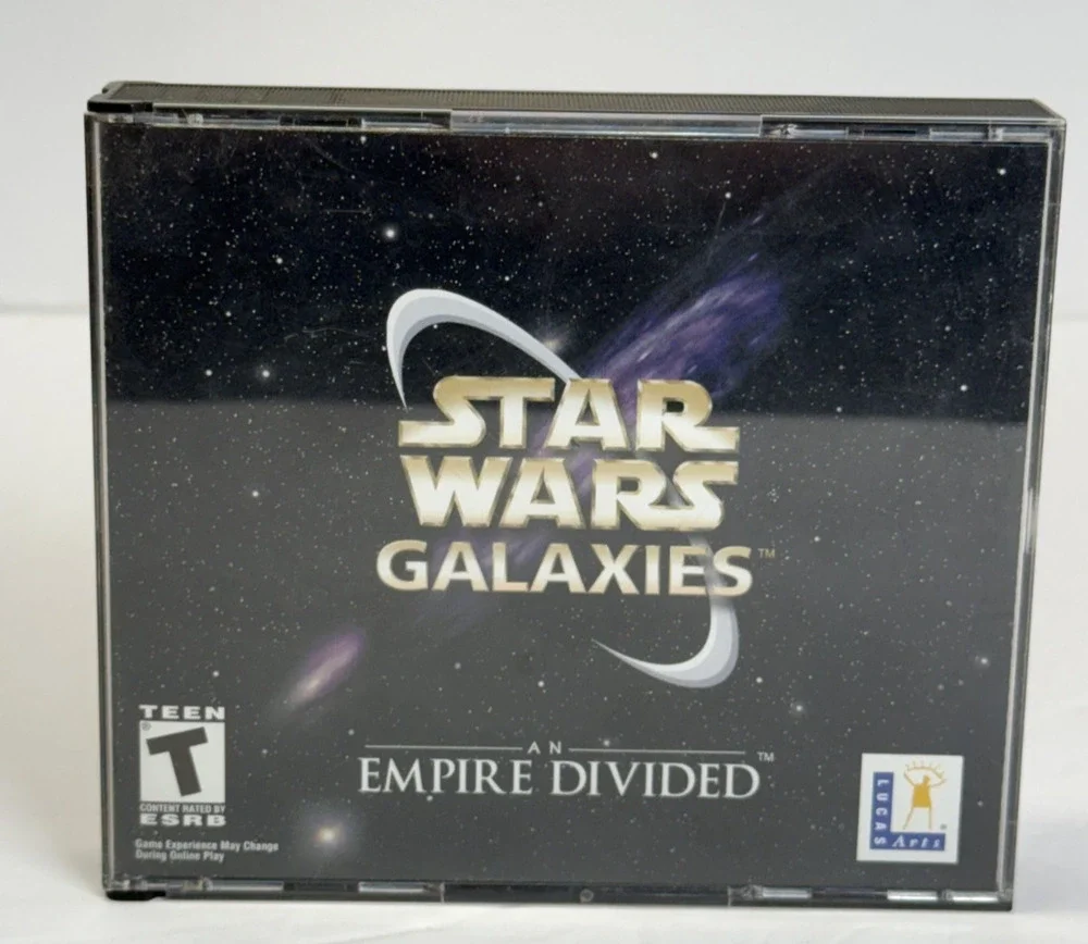 Star Wars Galaxies: An Empire Divided (PC CD-ROM) 3-Disc Set, With Code