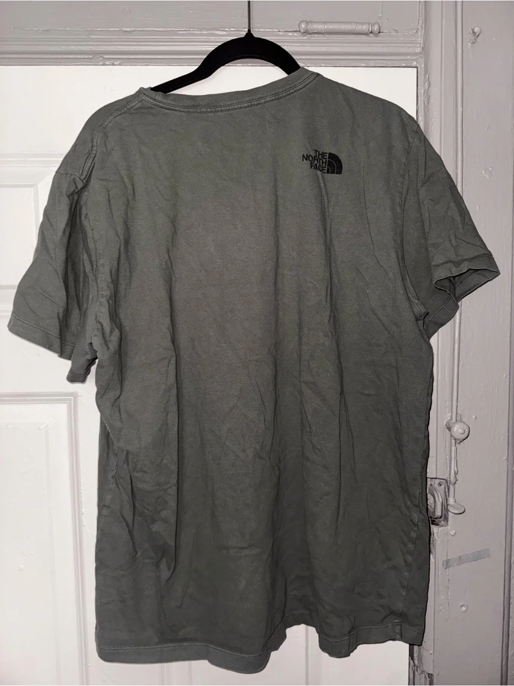 The North Face Men's Short Sleeve Logo Tee in Olive