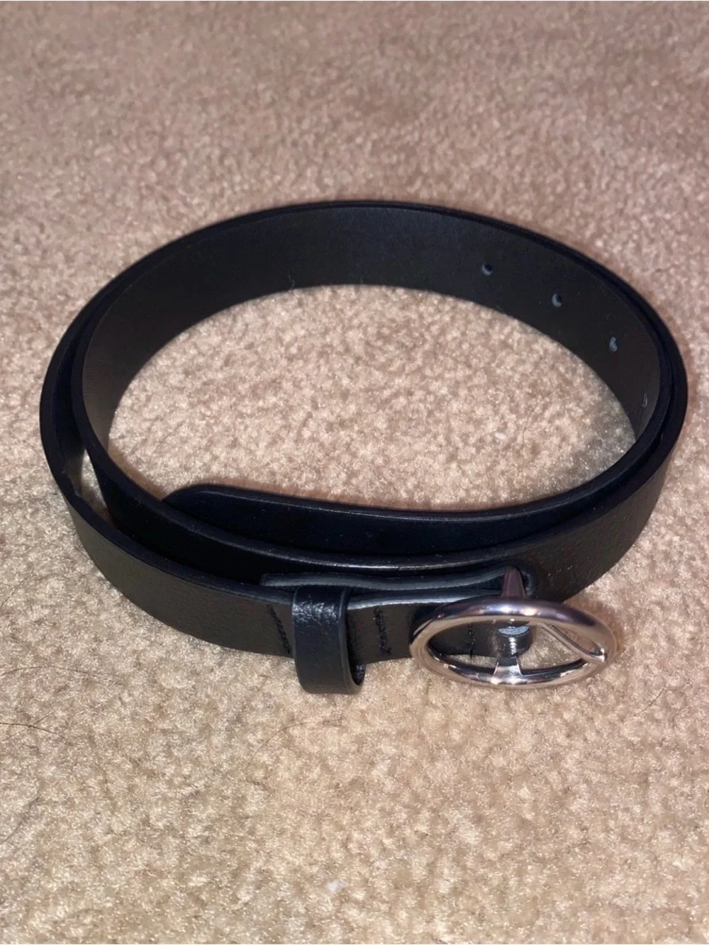 Women’s Black Faux Leather Belt H&M - Divided
