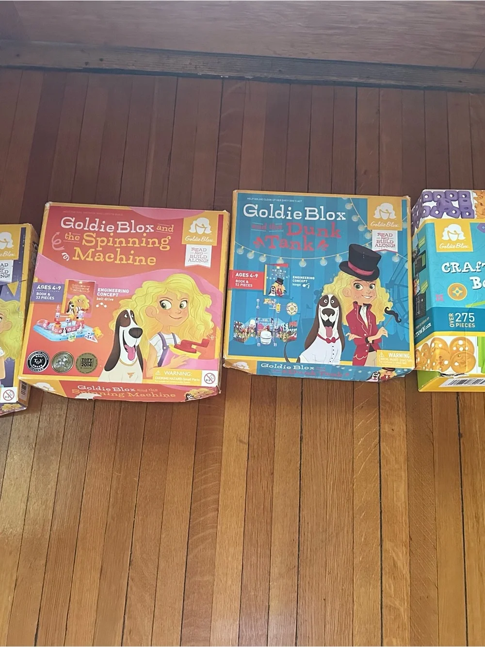 GoldieBlox Kids Activity Bundle - Colorful STEM Craft and Building Sets