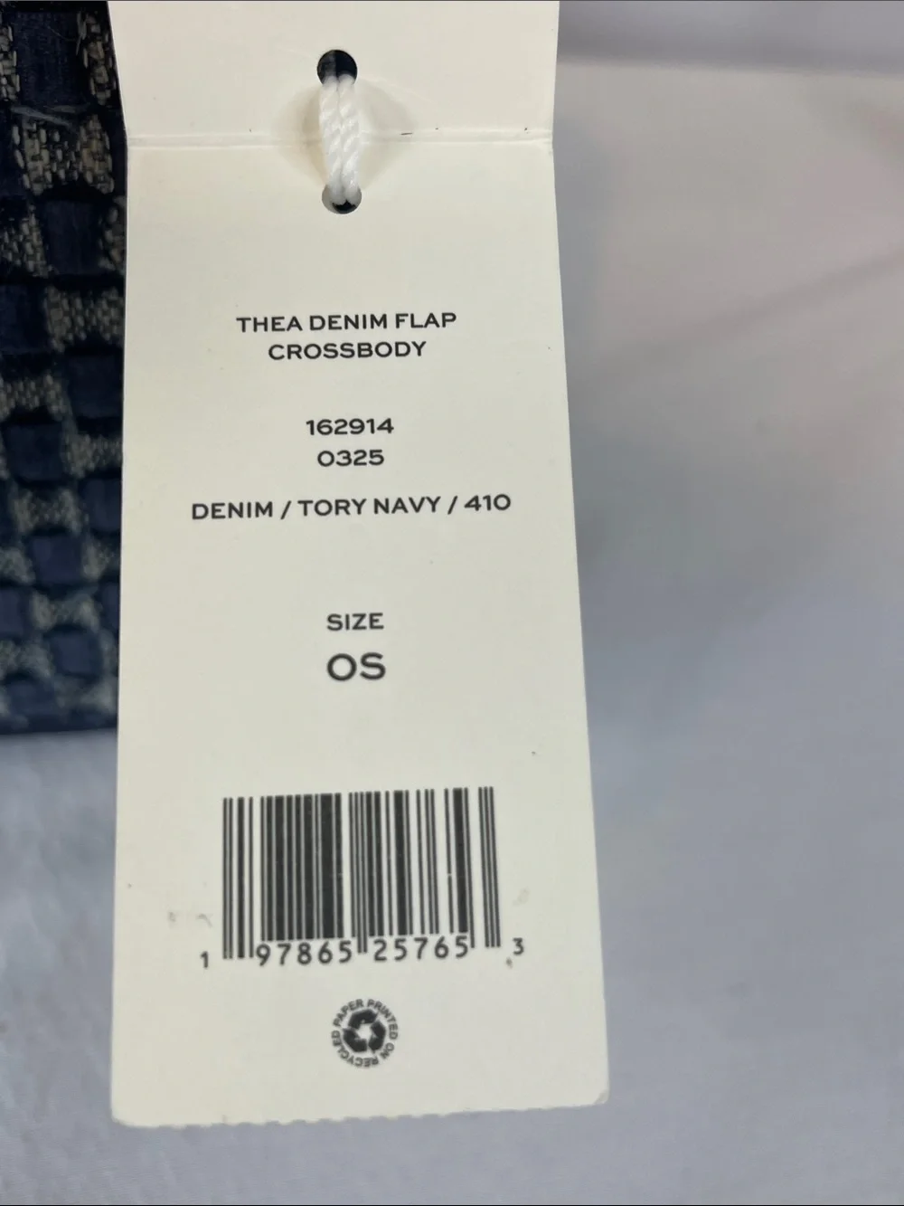 Tory Burch versatile straps—the denim