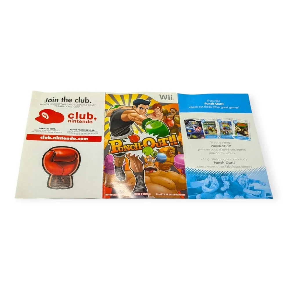Punch-Out!! Nintendo Wii 2009 CIB Complete with Manual and Inserts Boxing Game