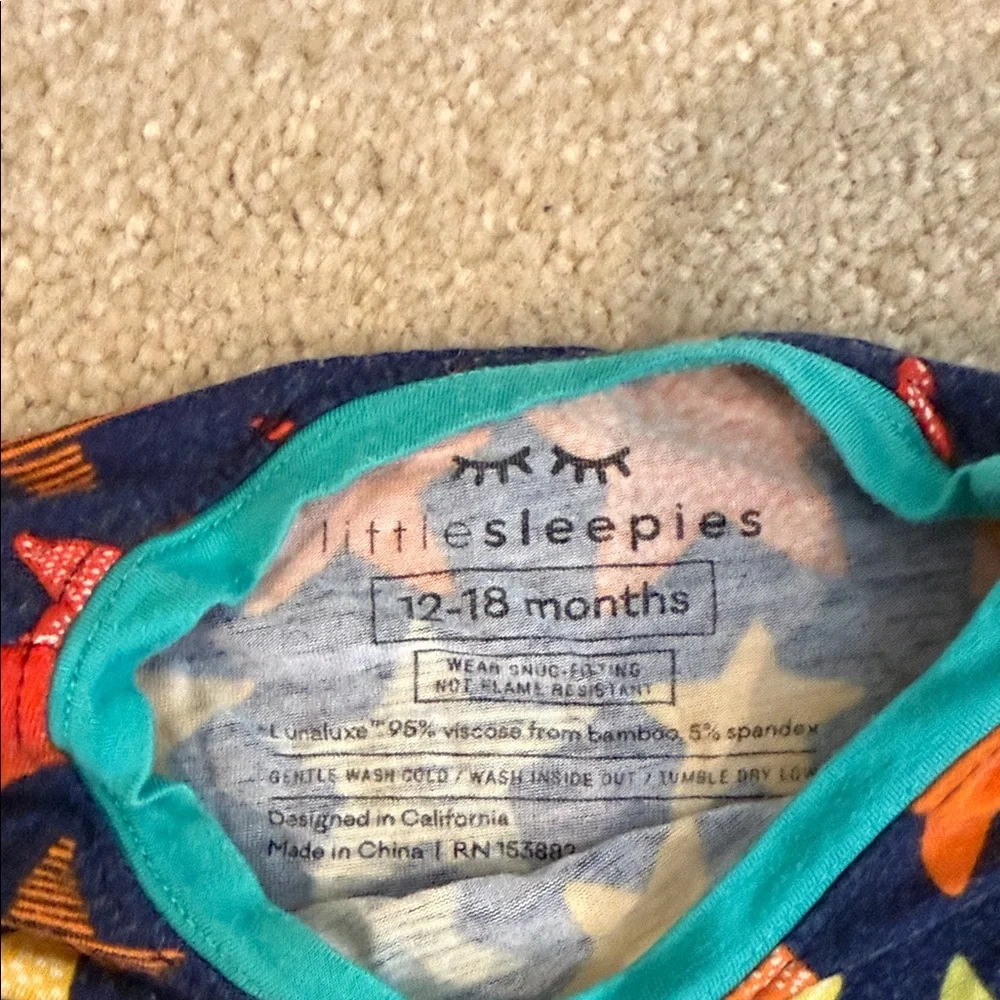 Little Sleepies vibrant pajama