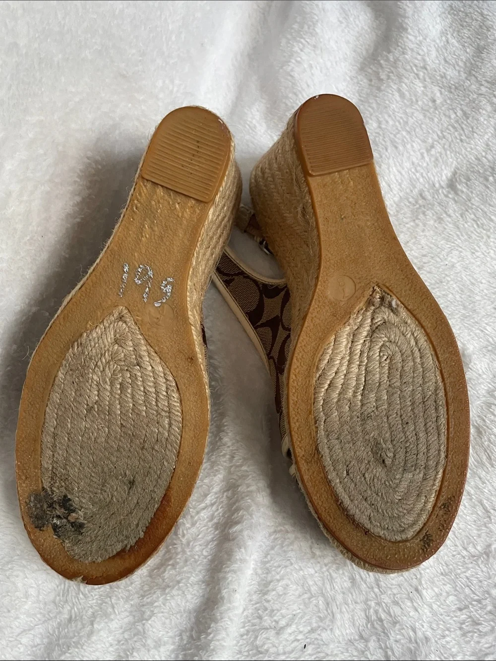 Coach wedge sandals