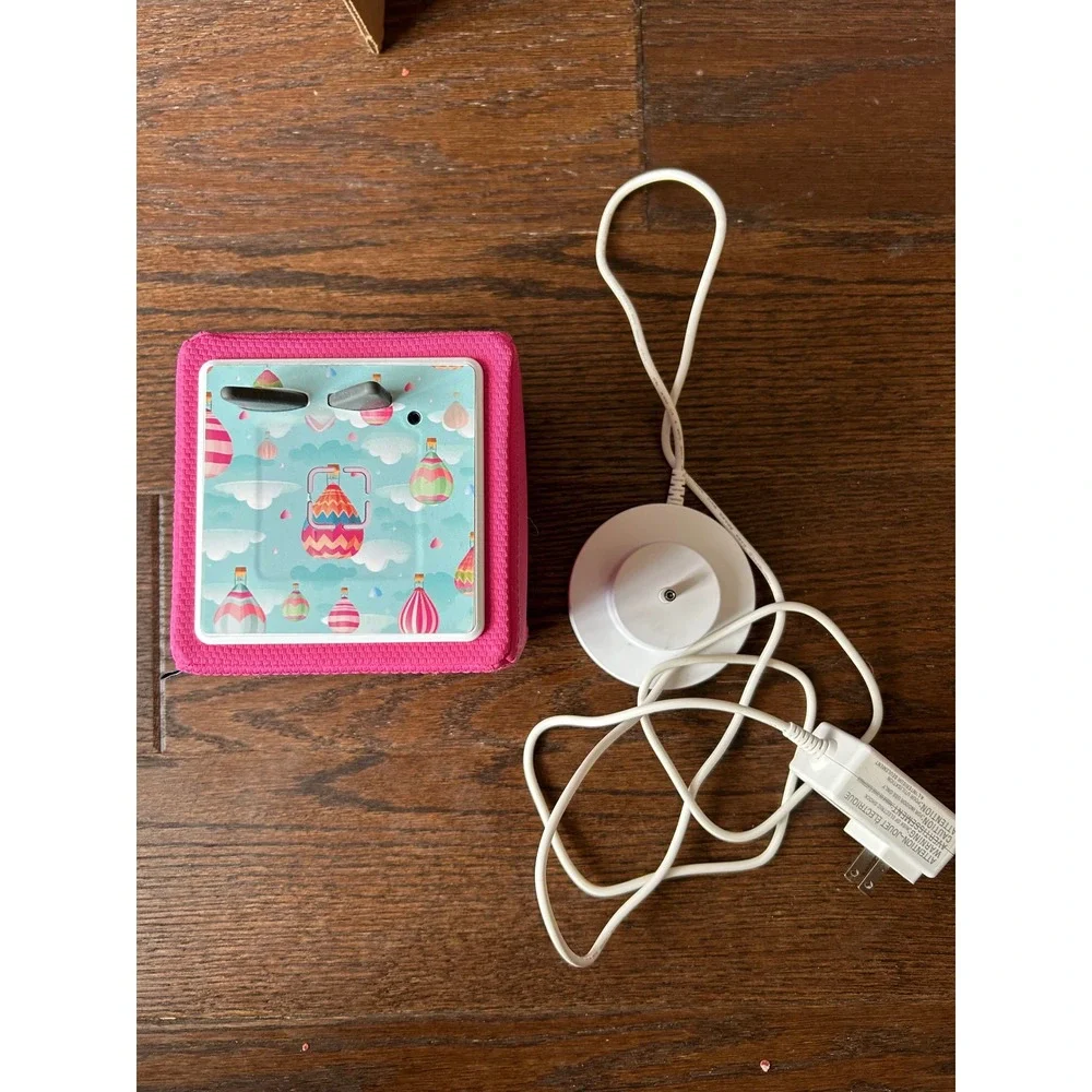 Toniebox Pink Audio Player Kids Screen-Free Storyteller Music Box with Charger