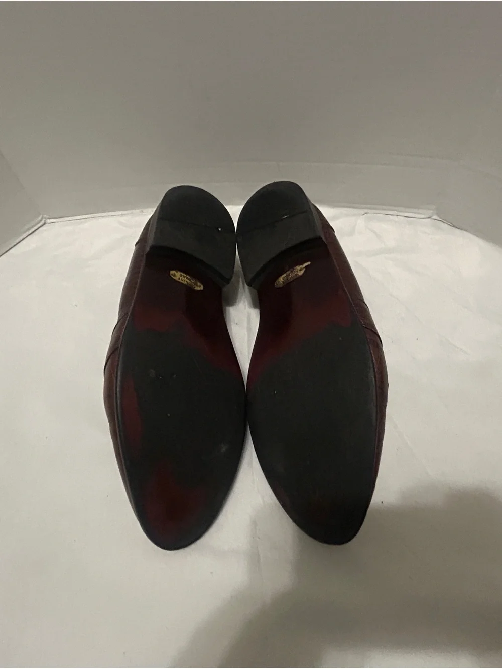 Stacy Adams Dark Brown Tassel Leather Loafers Slip-On Dress Casual Size 7
