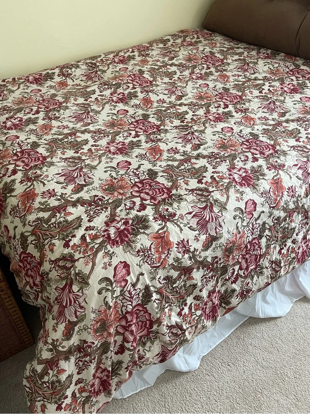 Biltmore Rosarian Floral Print King Size Comforter 102”x96”