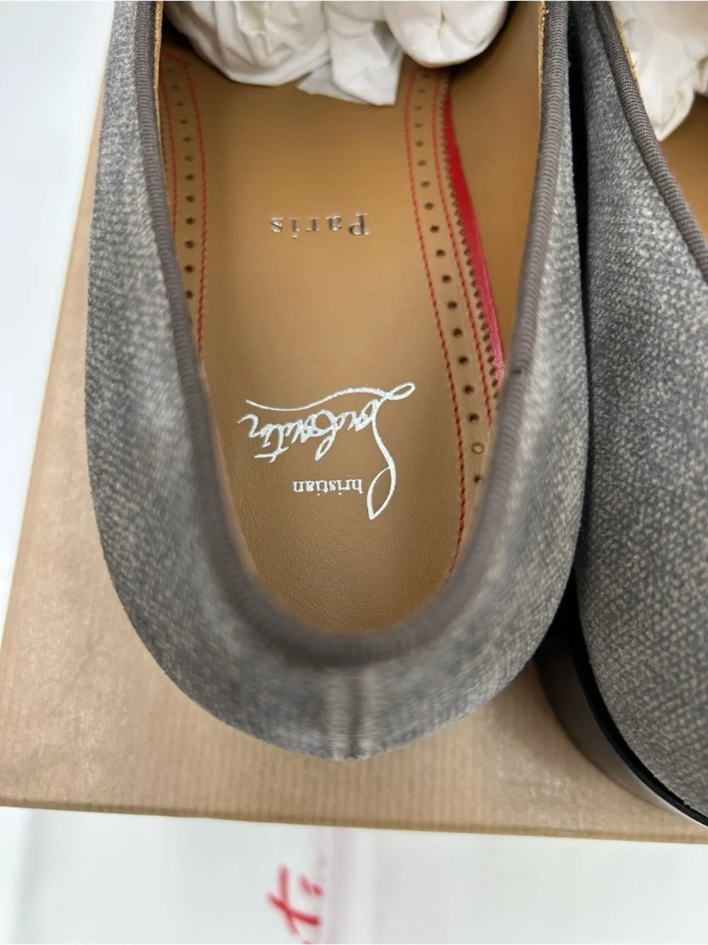 Men's Christian Louboutin, Danny flex loafers size 43 made in Italy