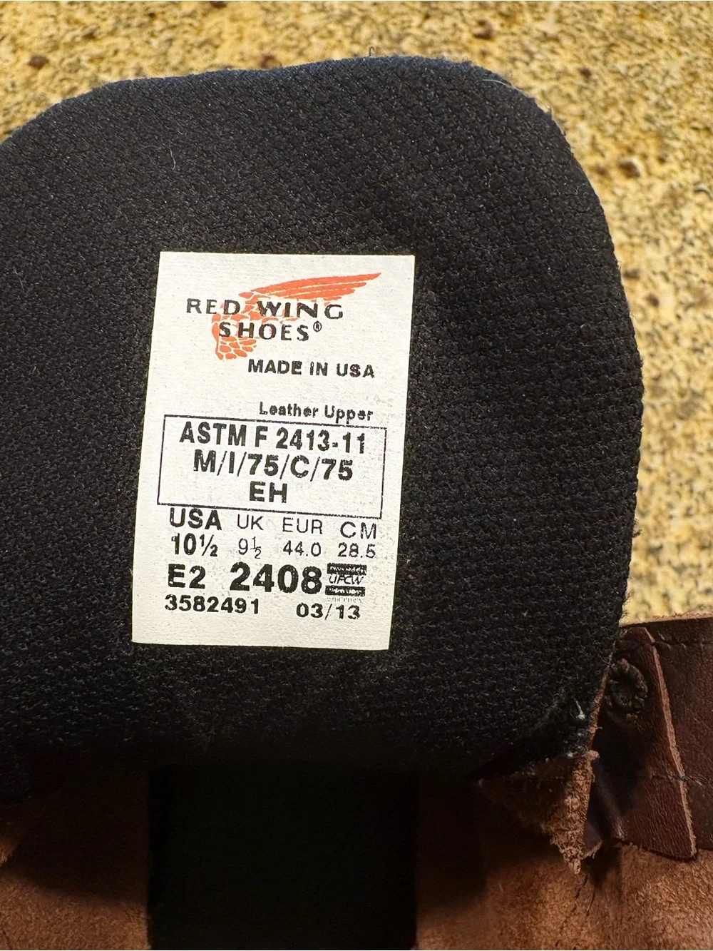 Red Wing Shoes light scuffing